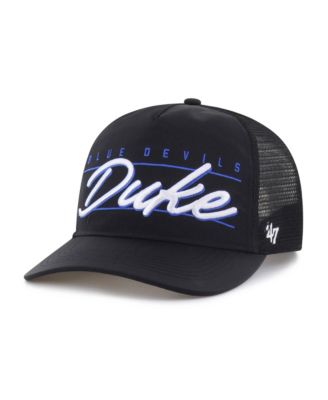 Men's and Women's Black Duke Blue Devils brr&deg; Condor Mesh Hitch Adjustable Hat