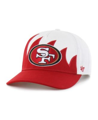 Men's White San Francisco 49ers Jagged Hitch Adjustable Hat