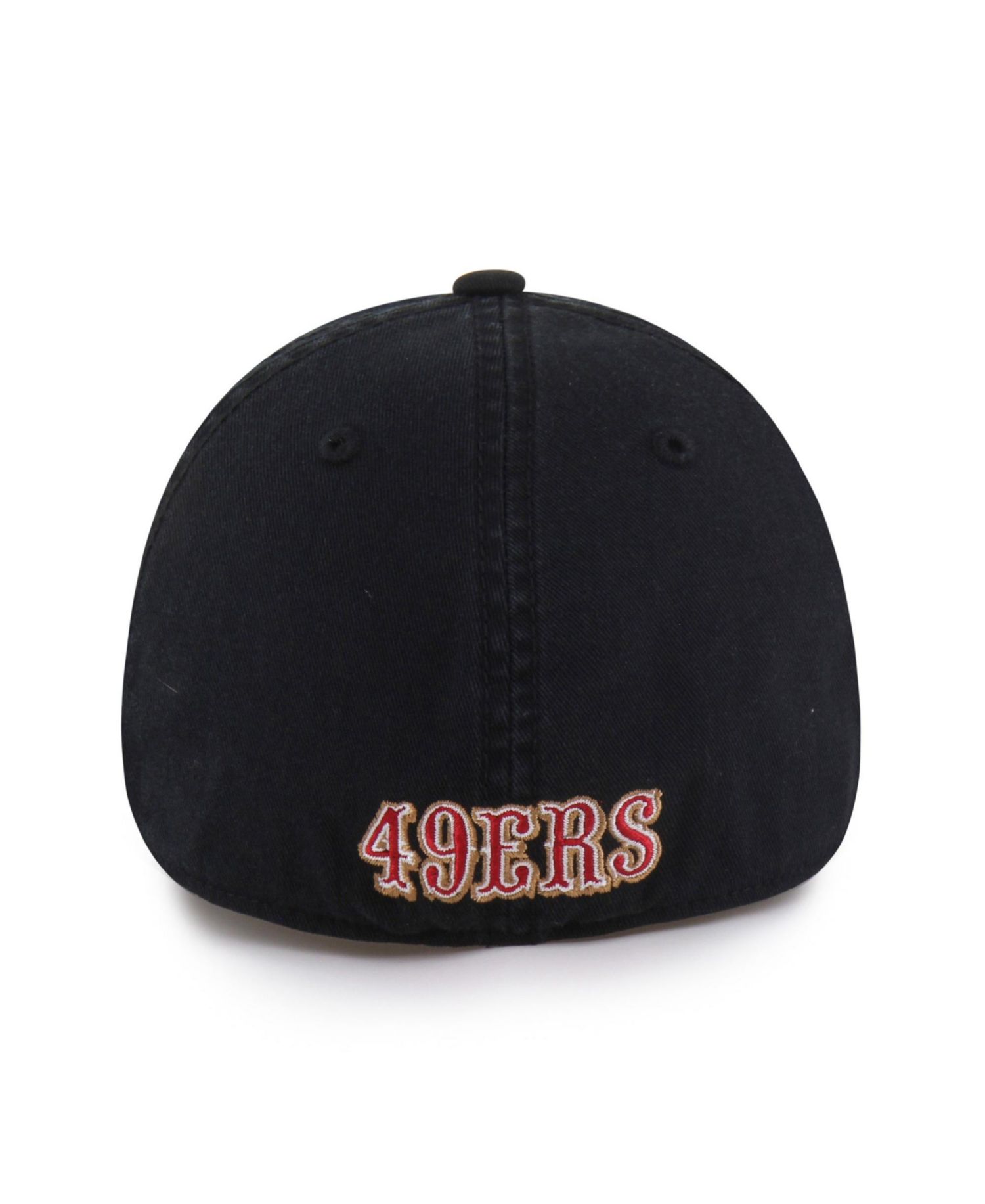 Men's Black San Francisco 49ers Franchise Logo Fitted Hat