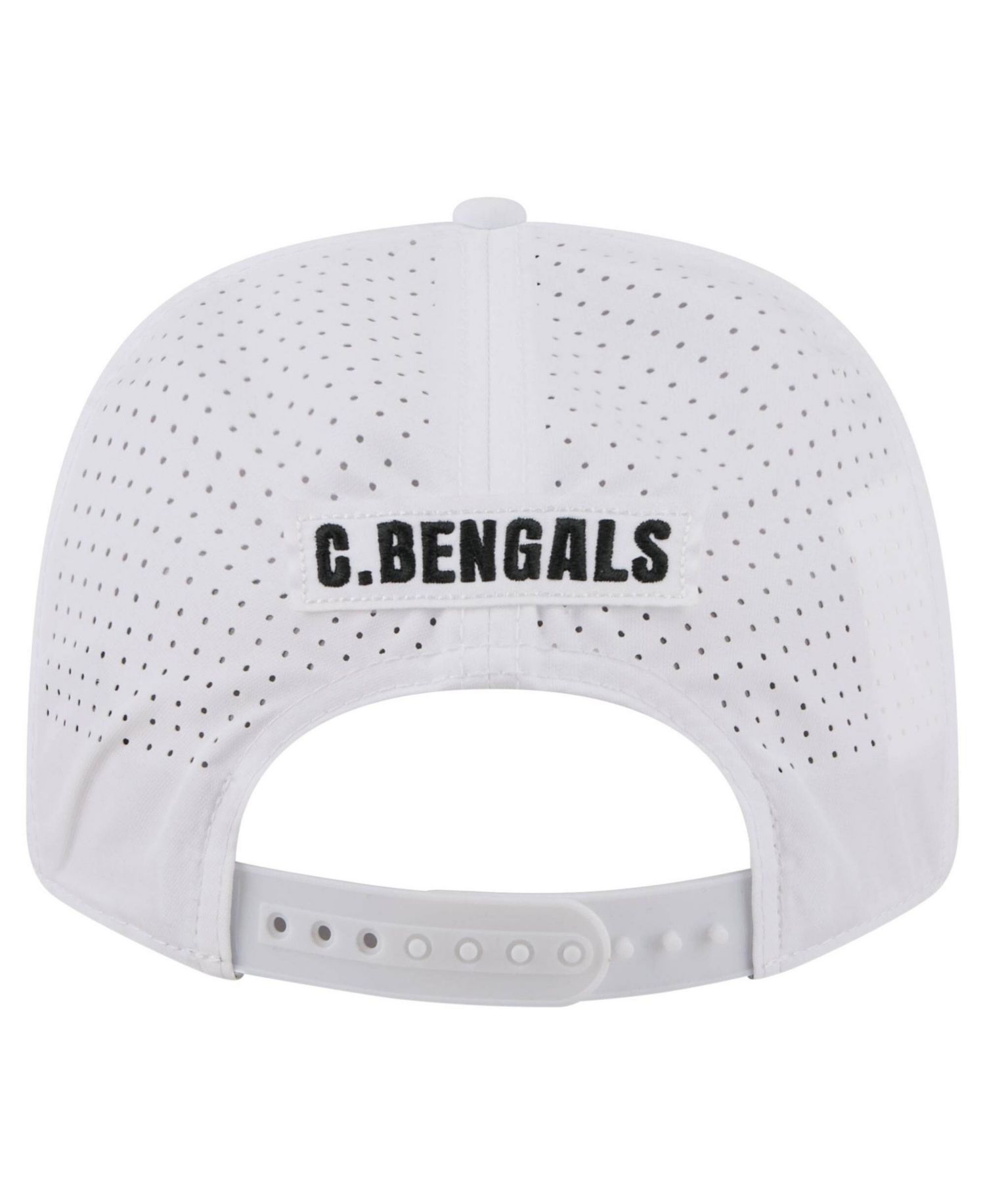 Men's White Cincinnati Bengals Name Plate 9SEVENTY Adjustable Hat