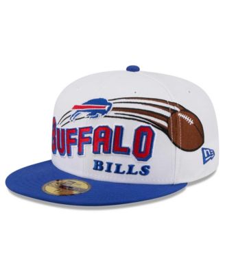 Men's White/Royal Buffalo Bills Retro Swoop 59FIFTY Fitted Hat