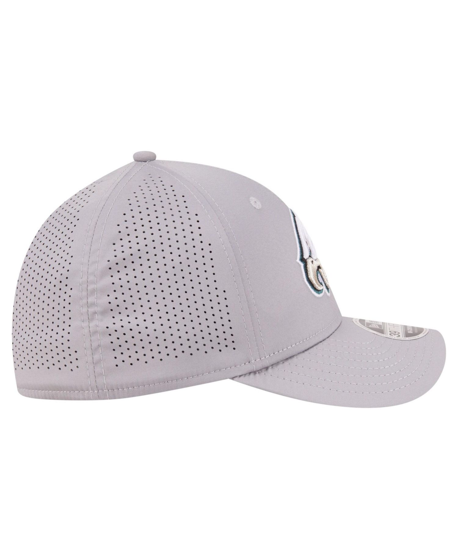Men's Gray Philadelphia Eagles 39THIRTY M-Crown Flex Fit Hat