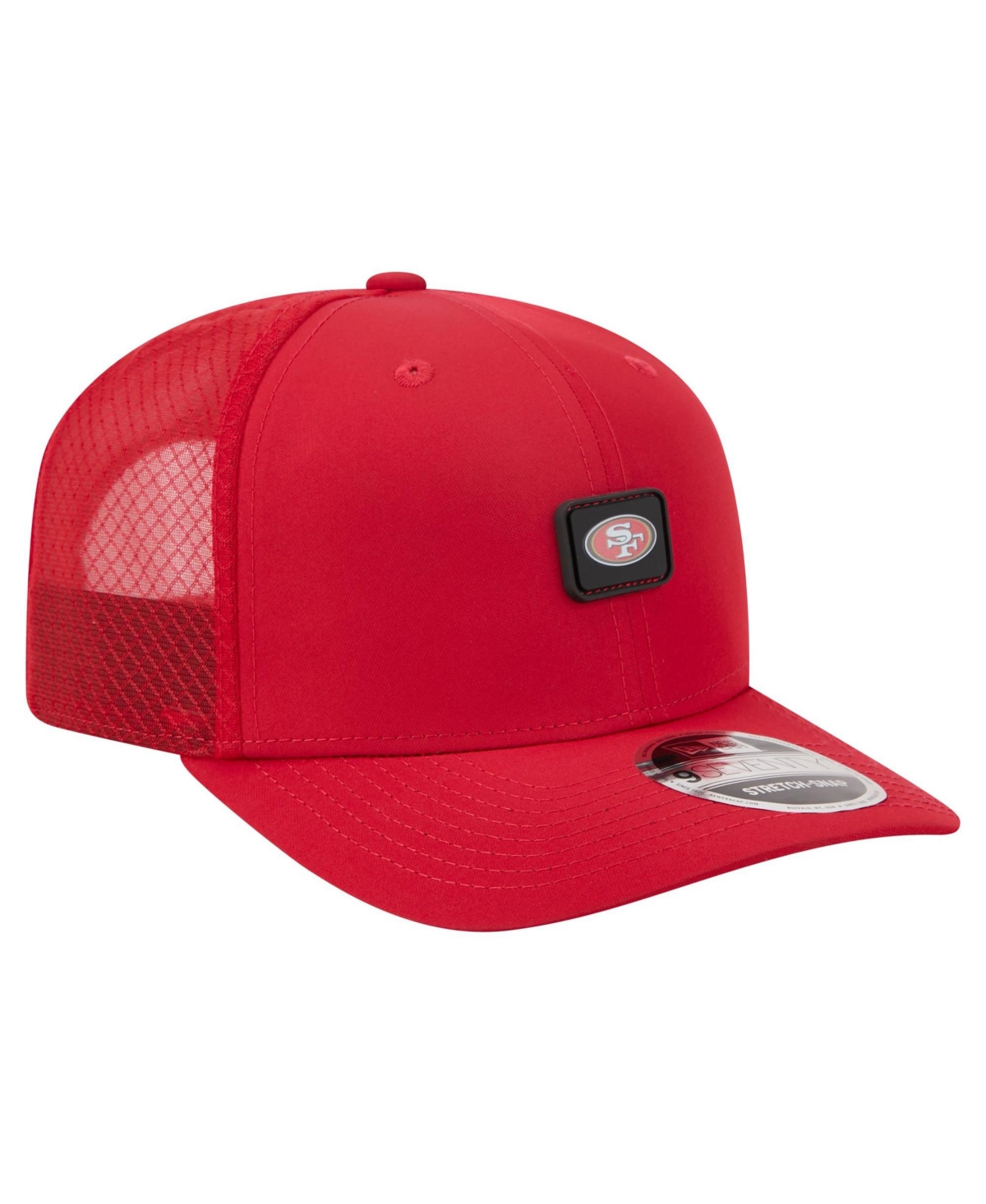 New Era Men's Scarlet San Francisco 49ers Micro Badge 9SEVENTY Adjustable Hat