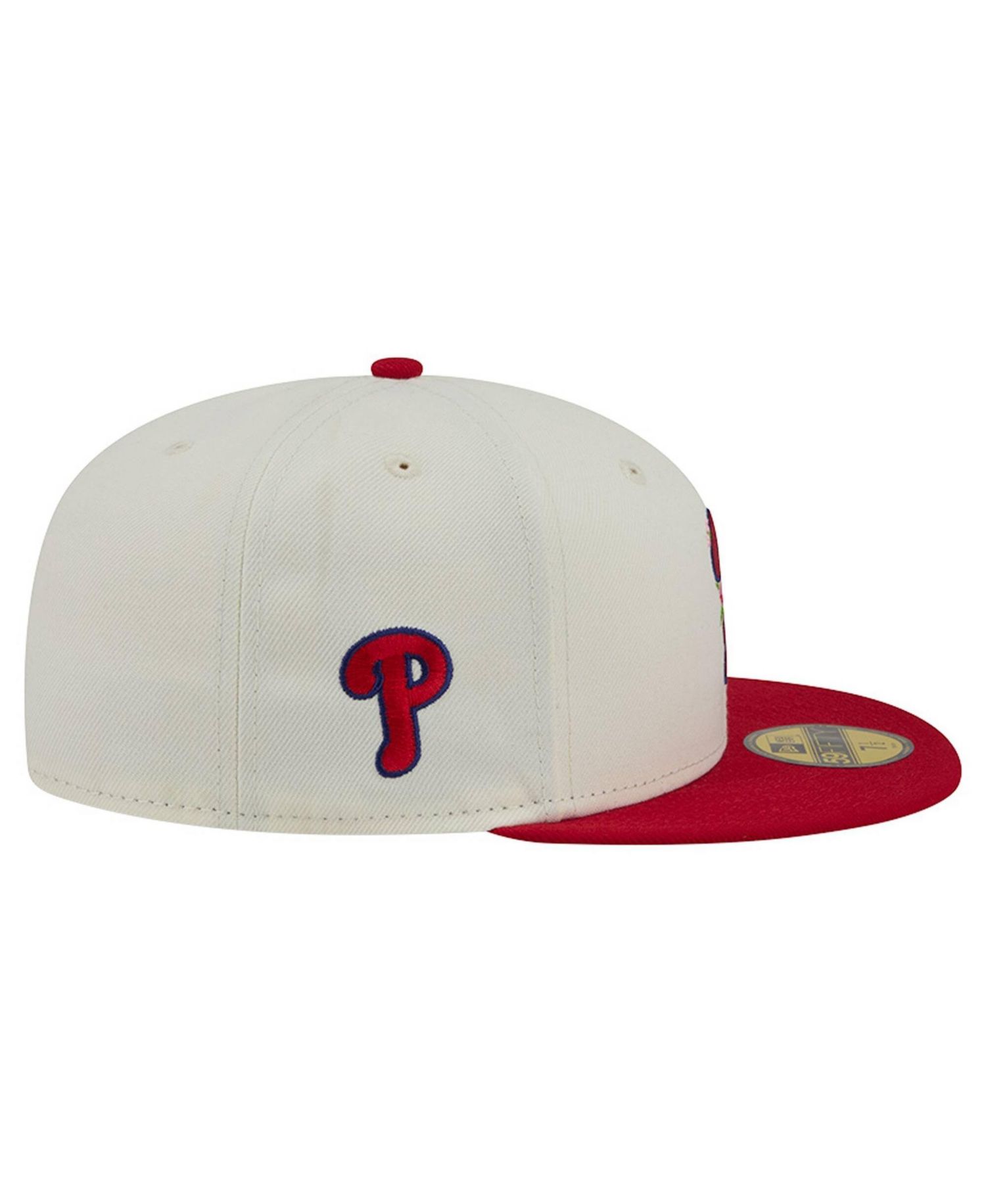 Men's White/Red Philadelphia Phillies Blossom 59FIFTY Fitted Hat