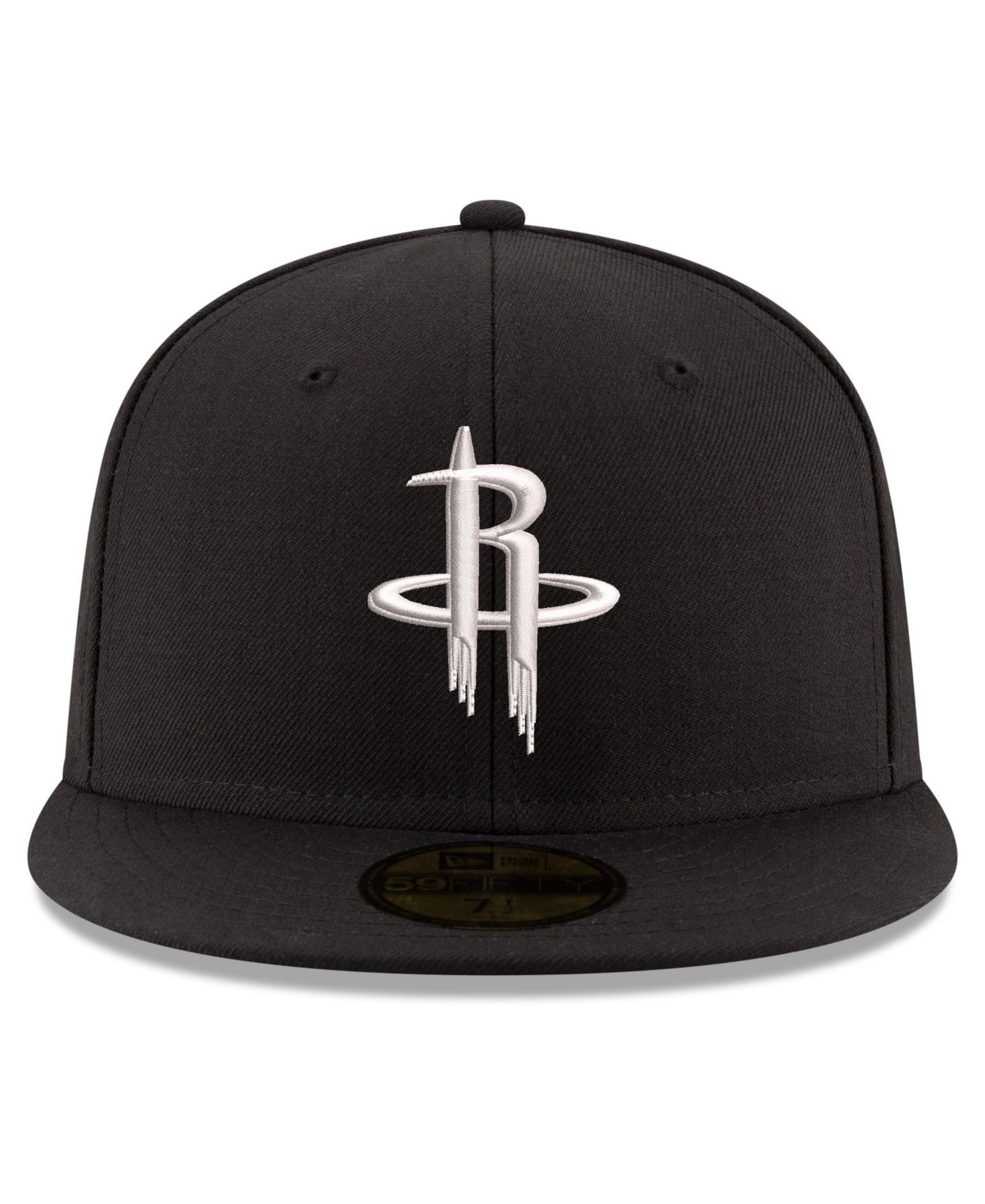 Мужская кепка New Era Black Houston Rockets 59FIFTY Fitted Hat — фото 2