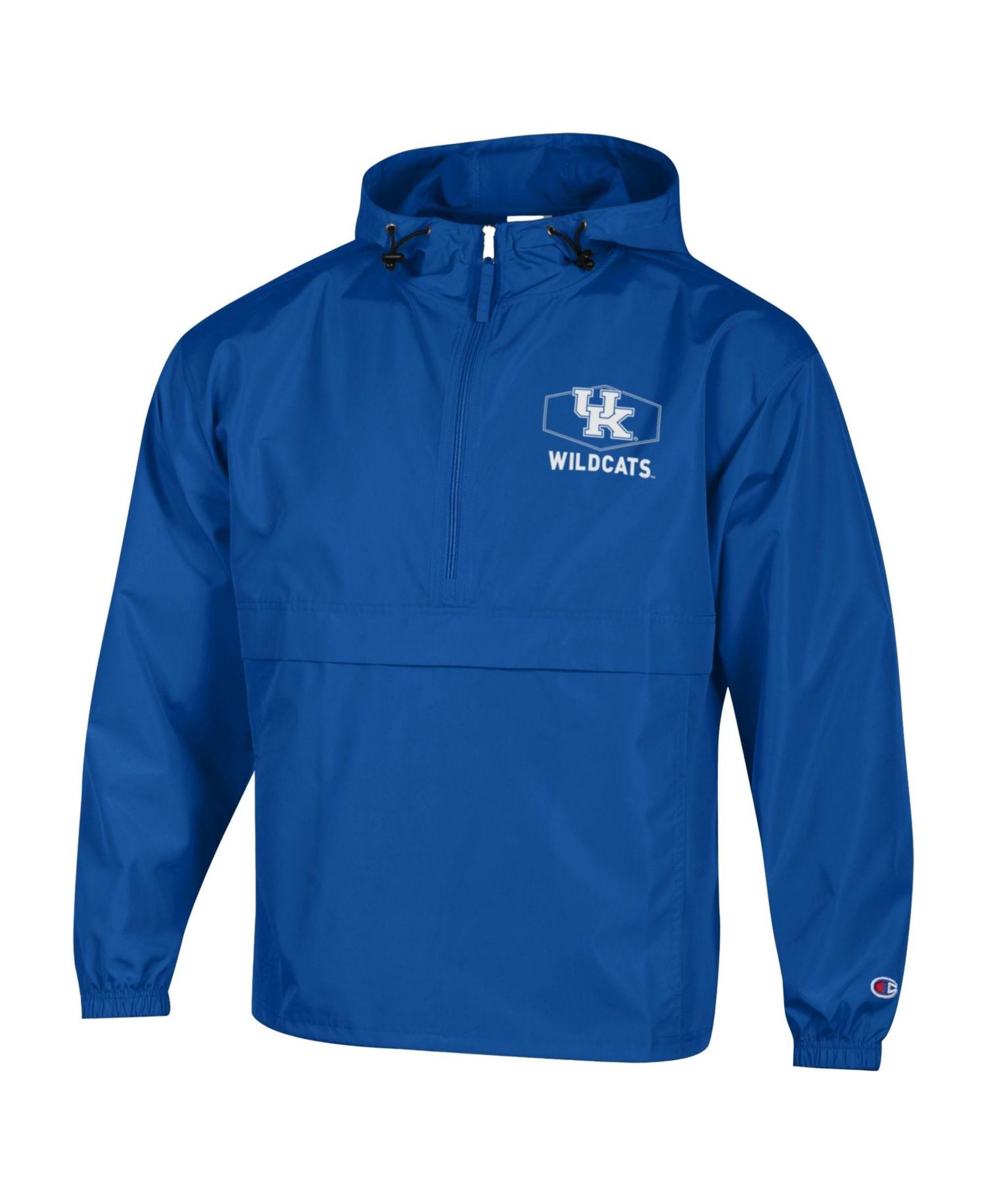 Men's Royal Kentucky Wildcats Delay Packable Half-Zip Jacket