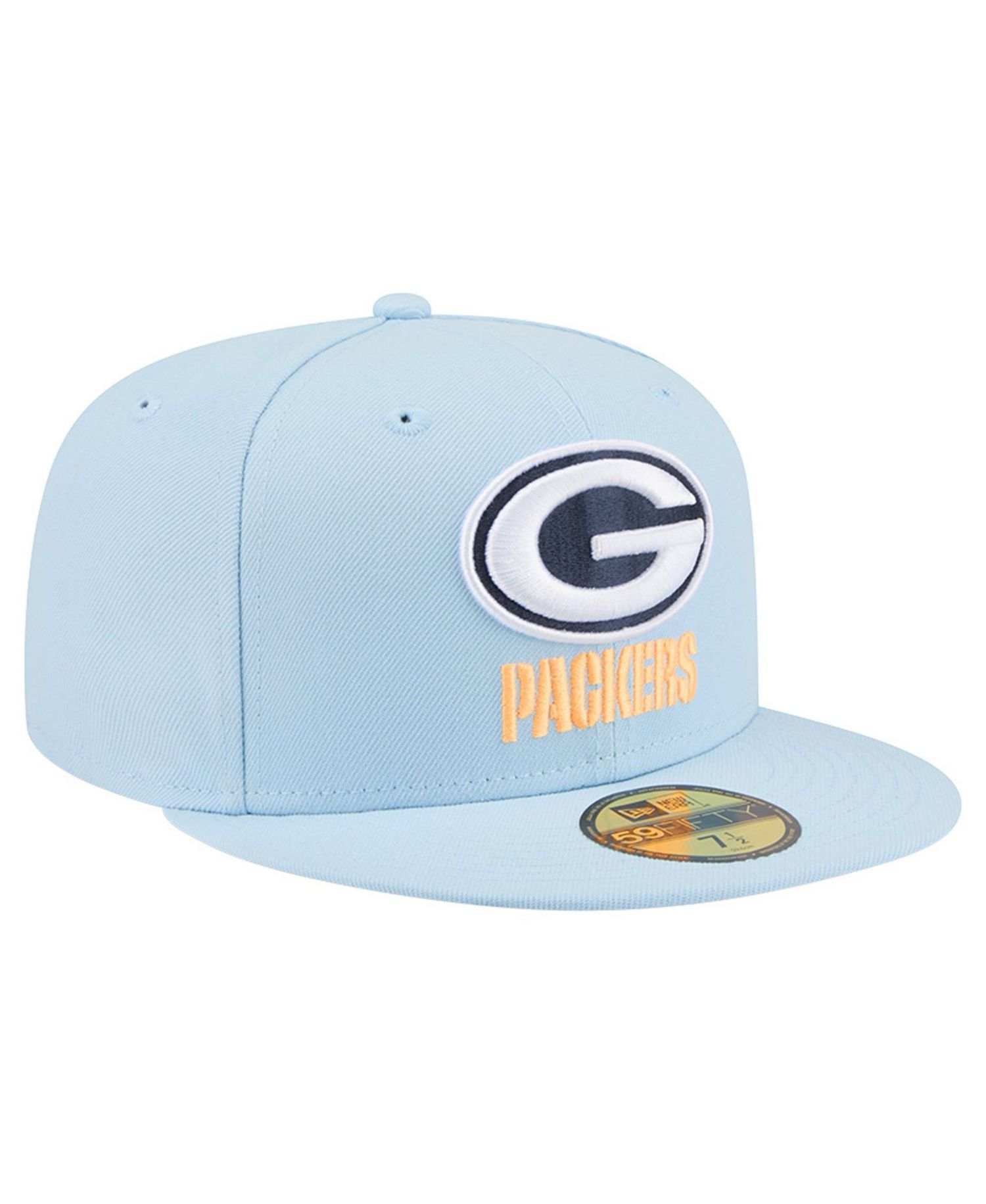 Men's Coastal Blue Green Bay Packers 59FIFTY Fitted Hat
