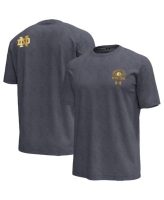 Men's Navy Notre Dame Fighting Irish 2026 Shamrock Series Icon Tri-Blend T-Shirt