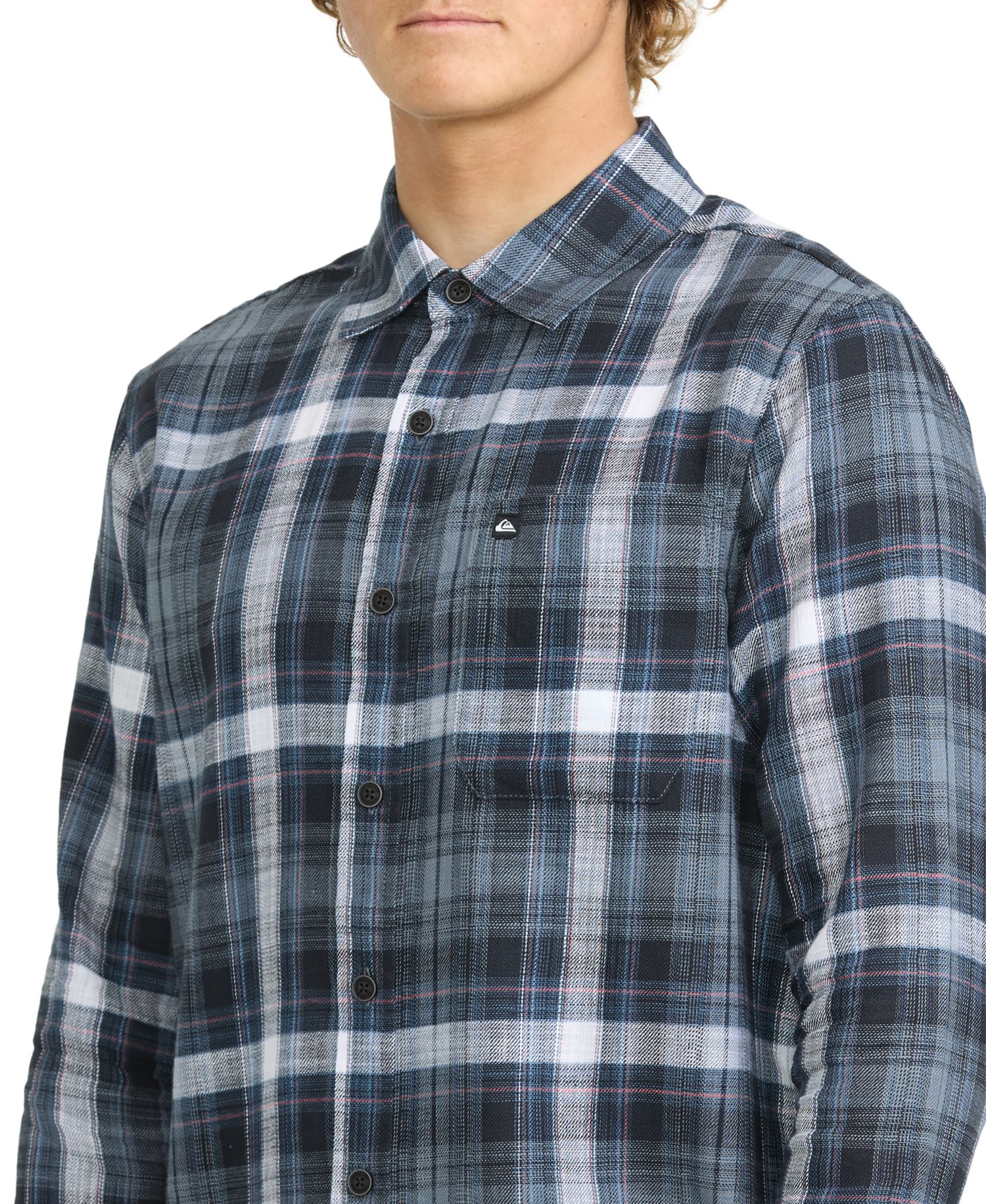 Men's Textured Plaid Flannel Shirt