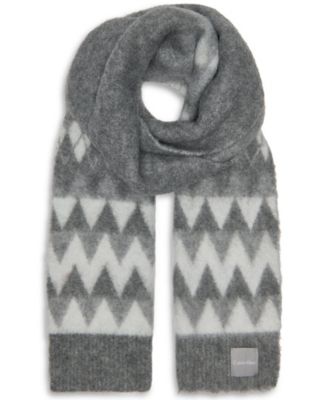 Women's Argyle Fair Isle Pattern Scarf