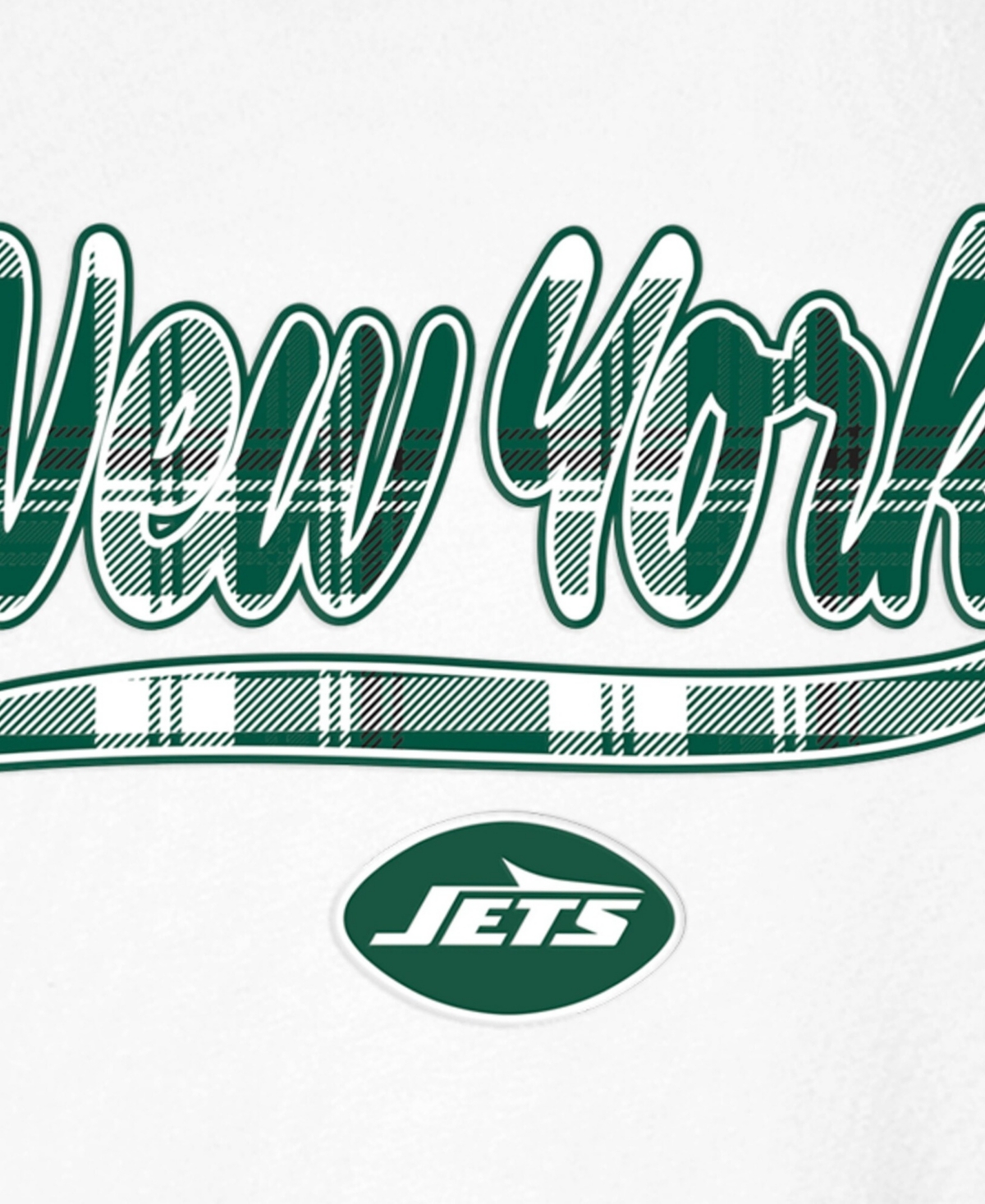New Era Women's New York Jets 3rd Down Screen-Print T-Shirt
