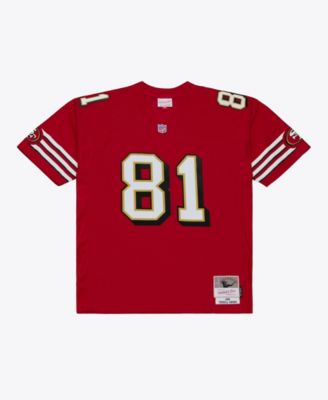 Men's Mitchell Ness Terrell Owens Red San Francisco 49ers 1996 Legacy Replica Player Jersey