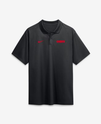 Men's Black Kansas City Chiefs Wordmark Victory Dri-FIT Polo Shirt
