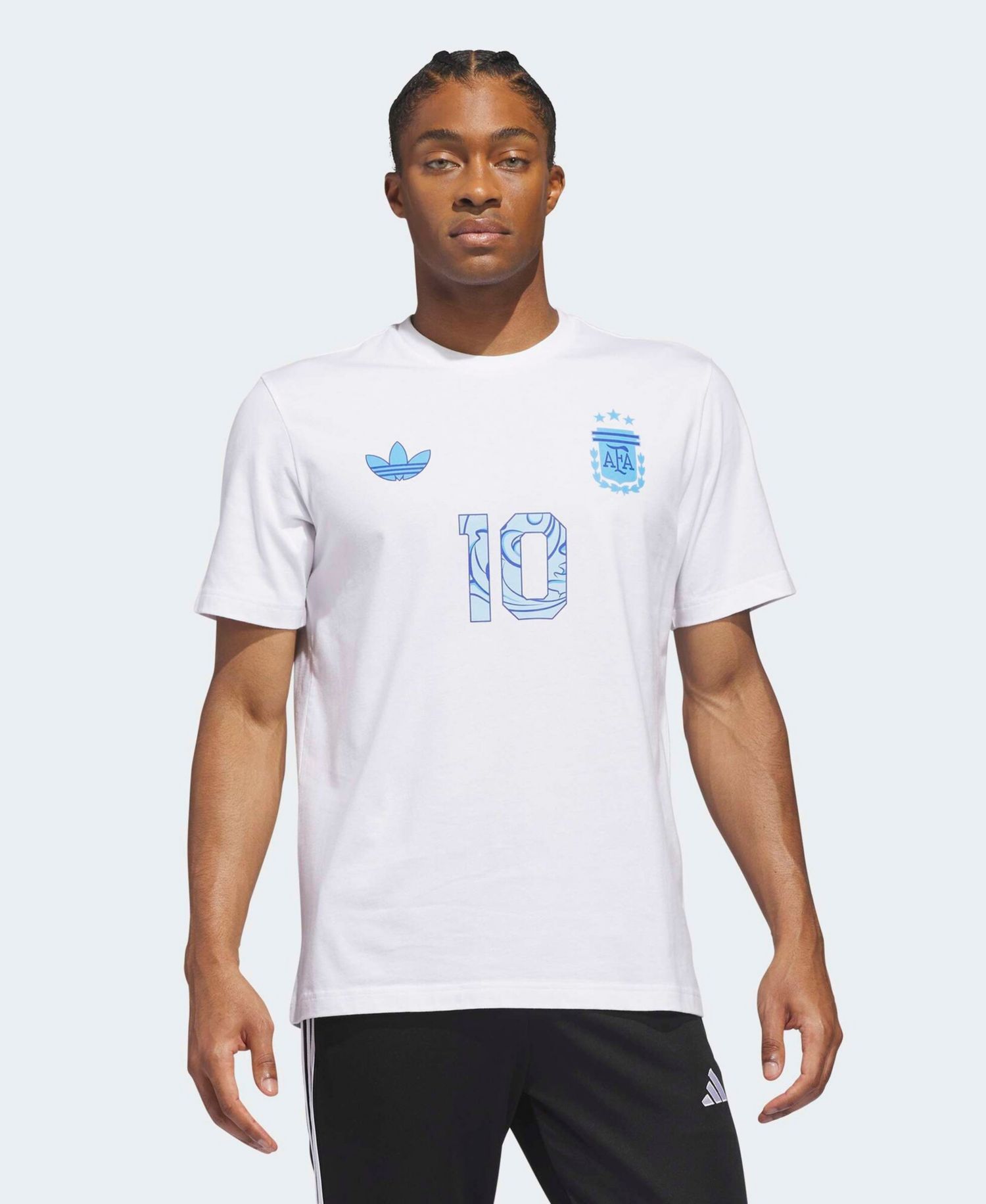 Men's Lionel Messi White Argentina National Team 2026 Away Jersey Hook Name & Number T-Shirt