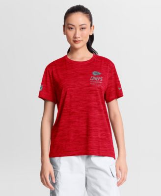 Women's Red Kansas City Chiefs Sideline Velocity Dri-FIT T-Shirt