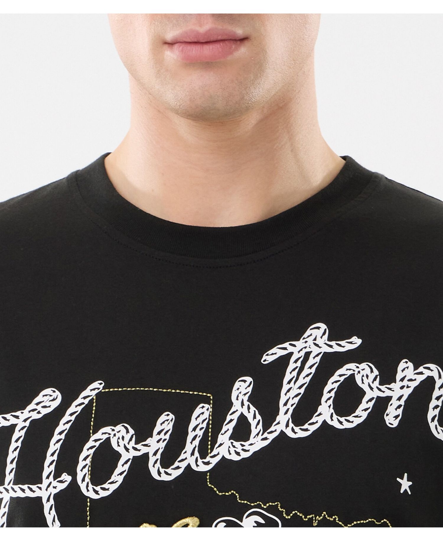 Men's Black Houston Astros Injection Lifestyle Urban Ranchwear T-Shirt