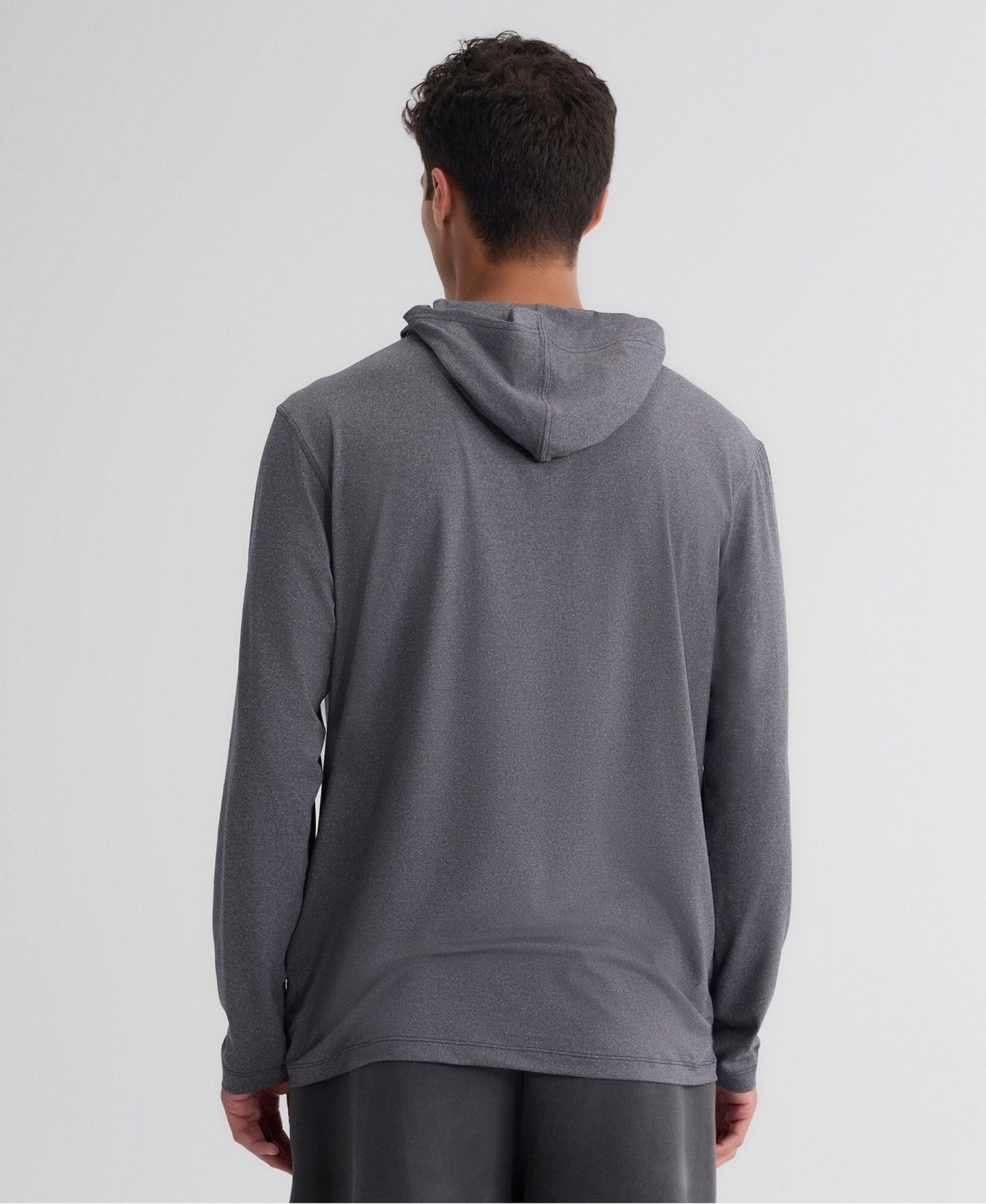 Men's Charcoal Boston Red Sox Clutch Long Sleeve Hooded T-Shirt