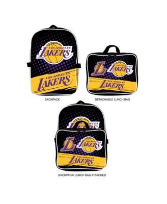2-Piece Los Angeles Lakers Backpack & Lunch Box Set