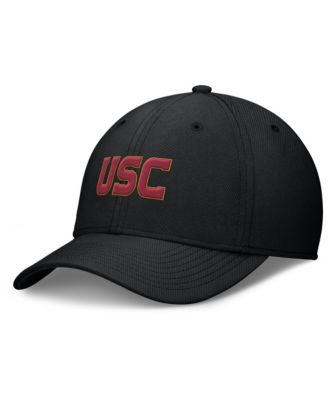 Men's Black USC Trojans Rise Swoosh Dri-FIT Flex Hat