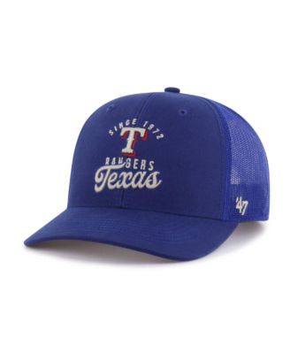 47 Brand Men's Royal Texas Rangers Pitstop Trucker Adjustable Hat