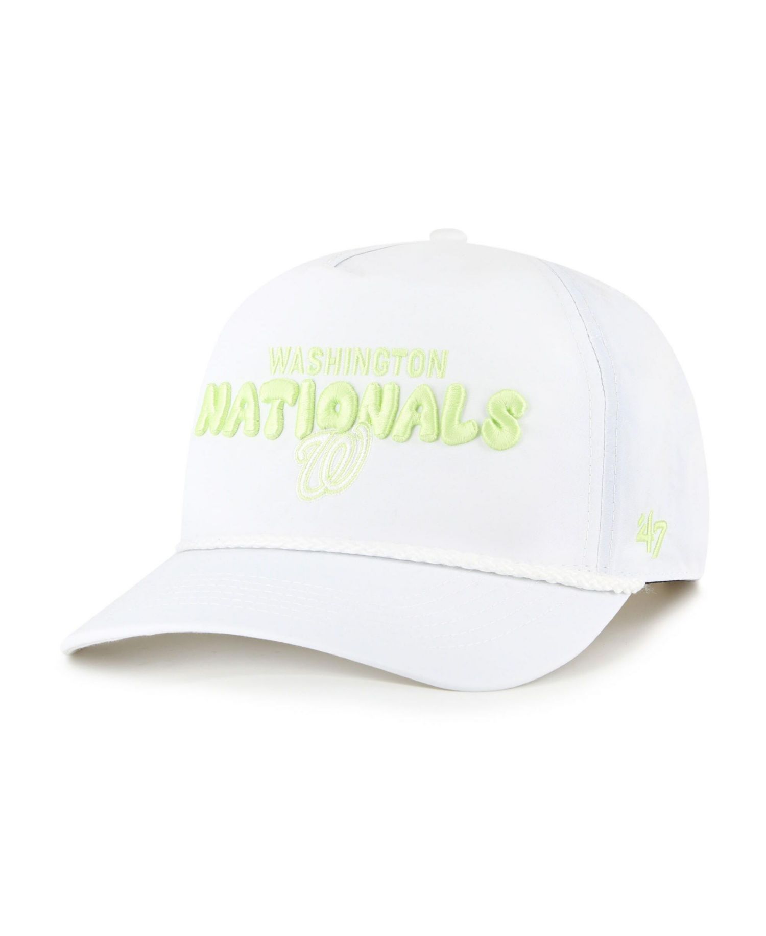 Women's ''47 White Washington Nationals Bright Side Adjustable Hitch Hat