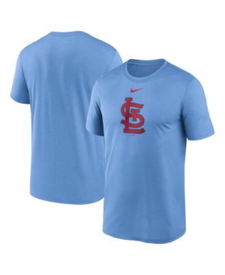 Men's Light Blue St. Louis Cardinals Legend Fuse Large Logo Dri-FIT T-Shirt