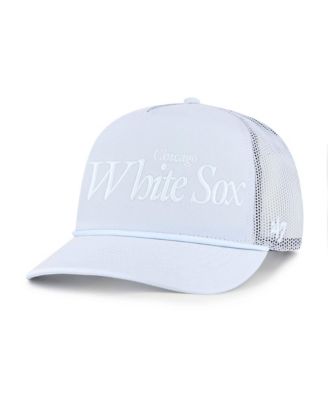 47 Brand Men's Light Blue Chicago White Sox Foundation Script Hitch Adjustable Trucker Hat