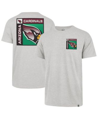 47 Brand Men's Gray Arizona Cardinals Chrome Plate Franklin T-Shirt