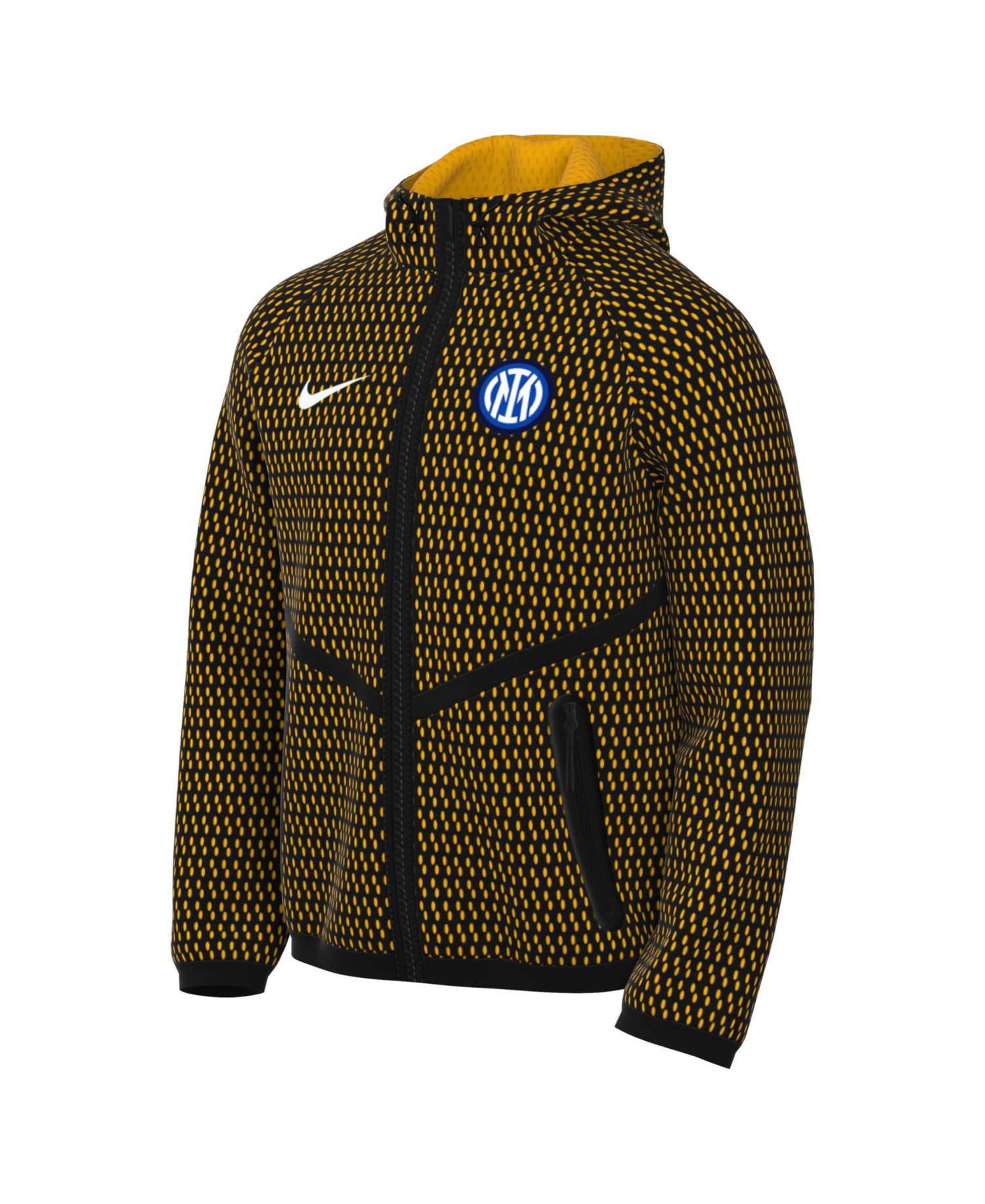 Men's Black Inter Milan 2026/27 Anthem Dri-FIT Full-Zip Hooded Jacket