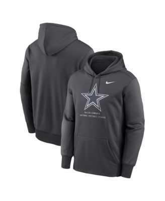 Men's Gray Dallas Cowboys Toss Sweep Therma-FIT Hoodie