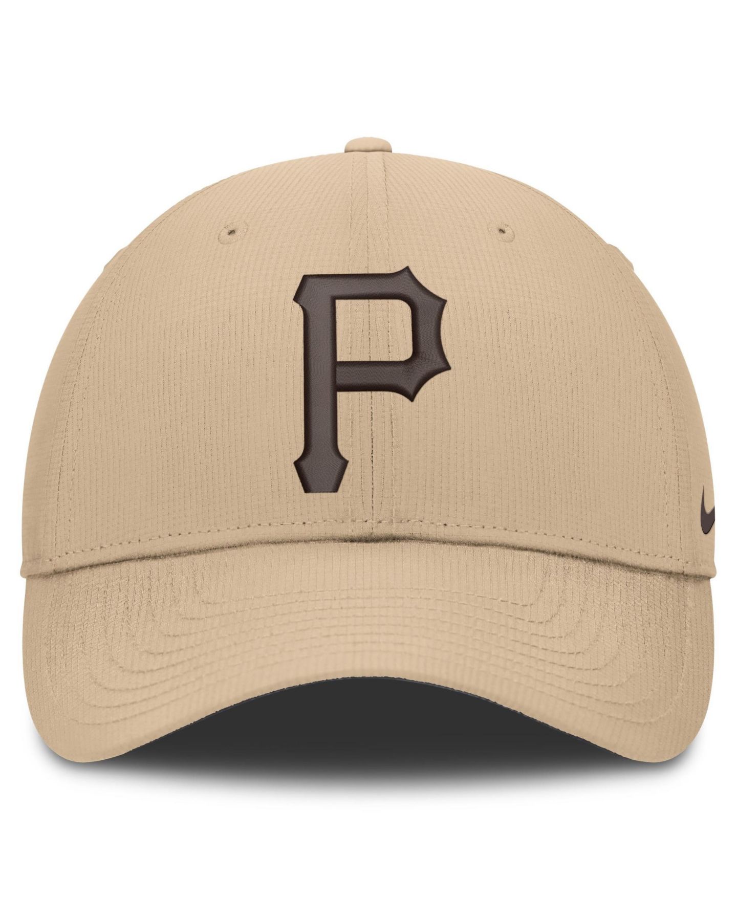 Мужская кепка Nike Khaki Pittsburgh Pirates Desert Ripstop Club Adjustable Hat — фото 3