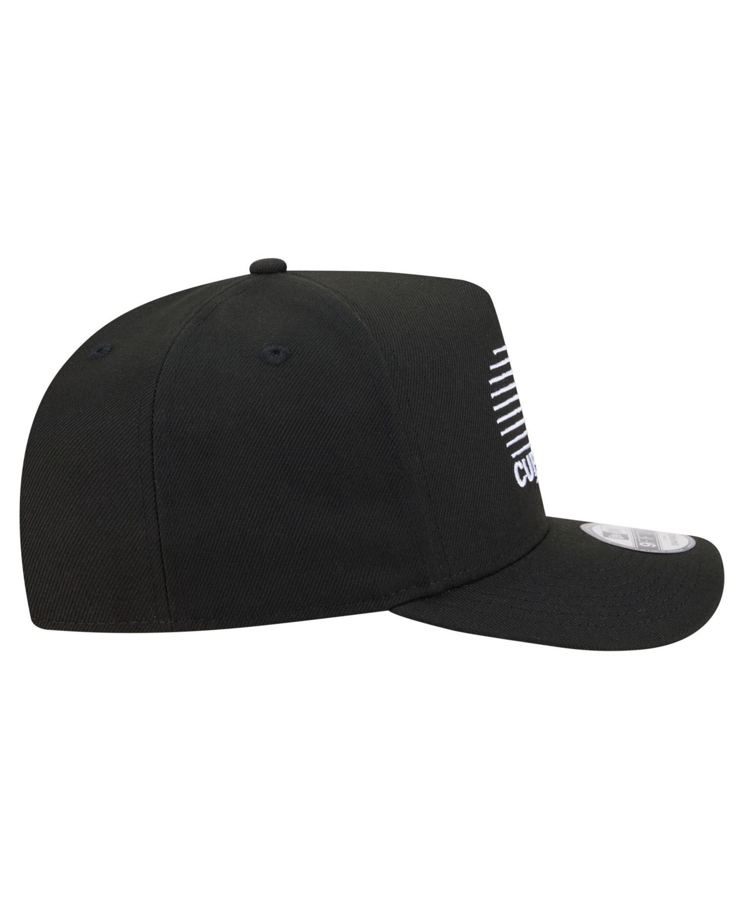 Men's Black Chicago Cubs Motion A-Frame 9FIFTY Snapback Hat