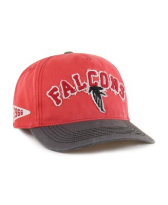 Men's Red Atlanta Falcons Throwback Calderwood Well Worn Hitch Adjustable Hat
