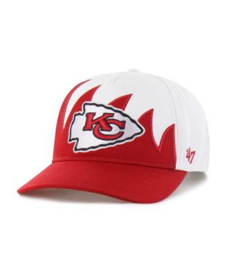 47 Brand Men's White Kansas City Chiefs Jagged Hitch Adjustable Hat