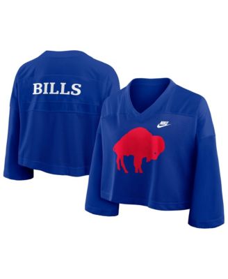 Women's Buffalo Bills Rewind Dri-FIT Mesh Cropped Jersey