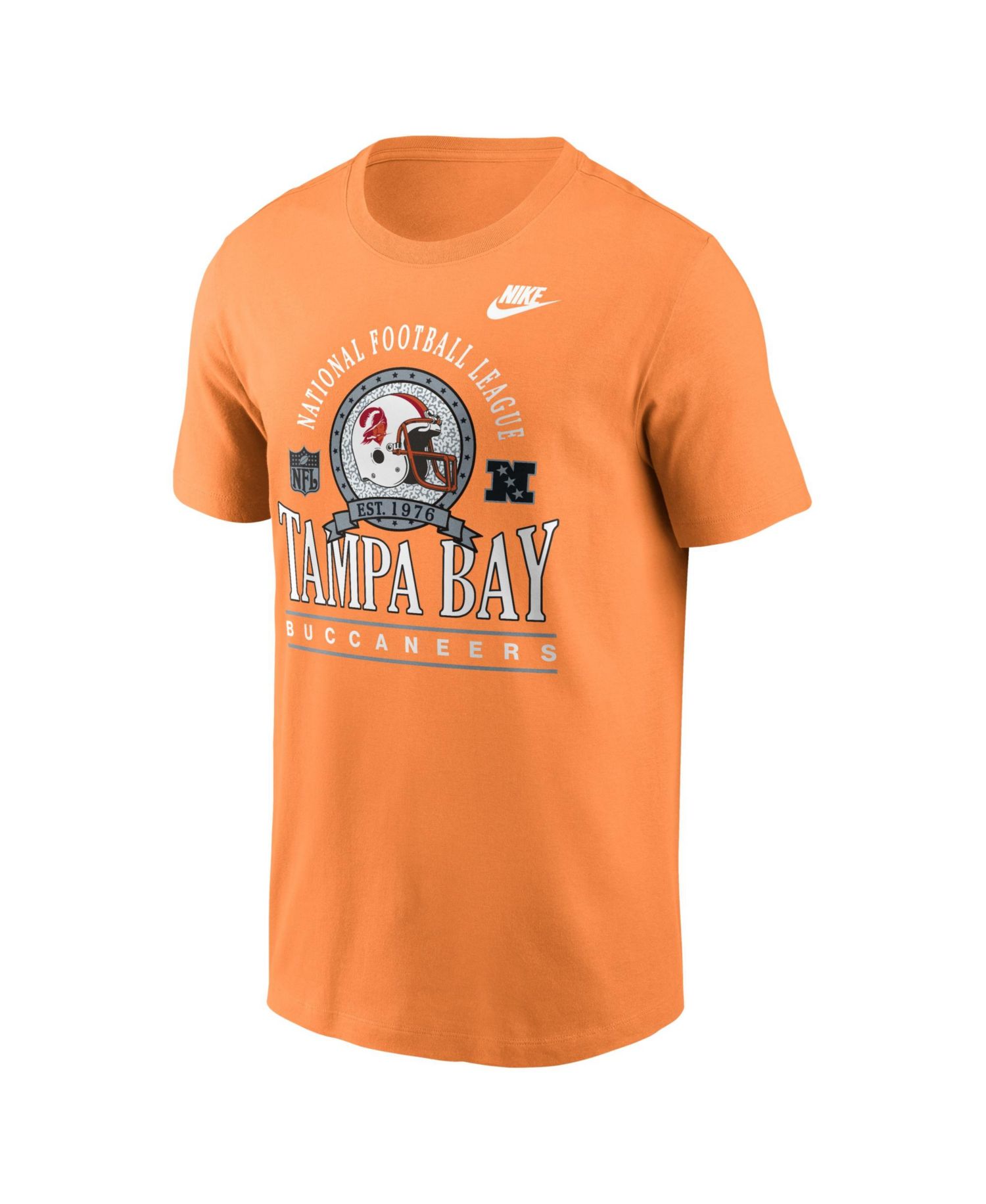 Men's Orange Tampa Bay Buccaneers Rewind Team Spirit Essential Cotton T-Shirt