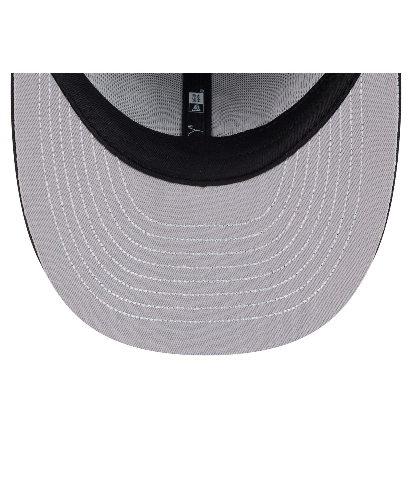 Мужская кепка New Era Black Athletics Americana Bald Eagle Pre-Curved 59FIFTY Fitted Hat — фото 4