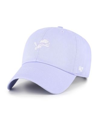 Women's Purple Detroit Lions Base Runner Ballpark Clean Up Adjustable Hat