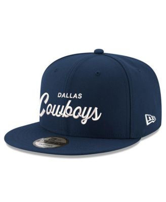 Men's Navy Dallas Cowboys Core Team Script 9FIFTY Snapback Hat