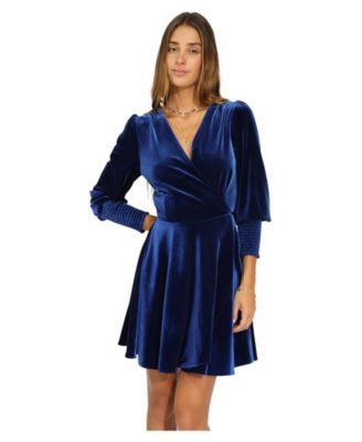 Belle and Bloom Women's Loved You First Velvet Mini Dress