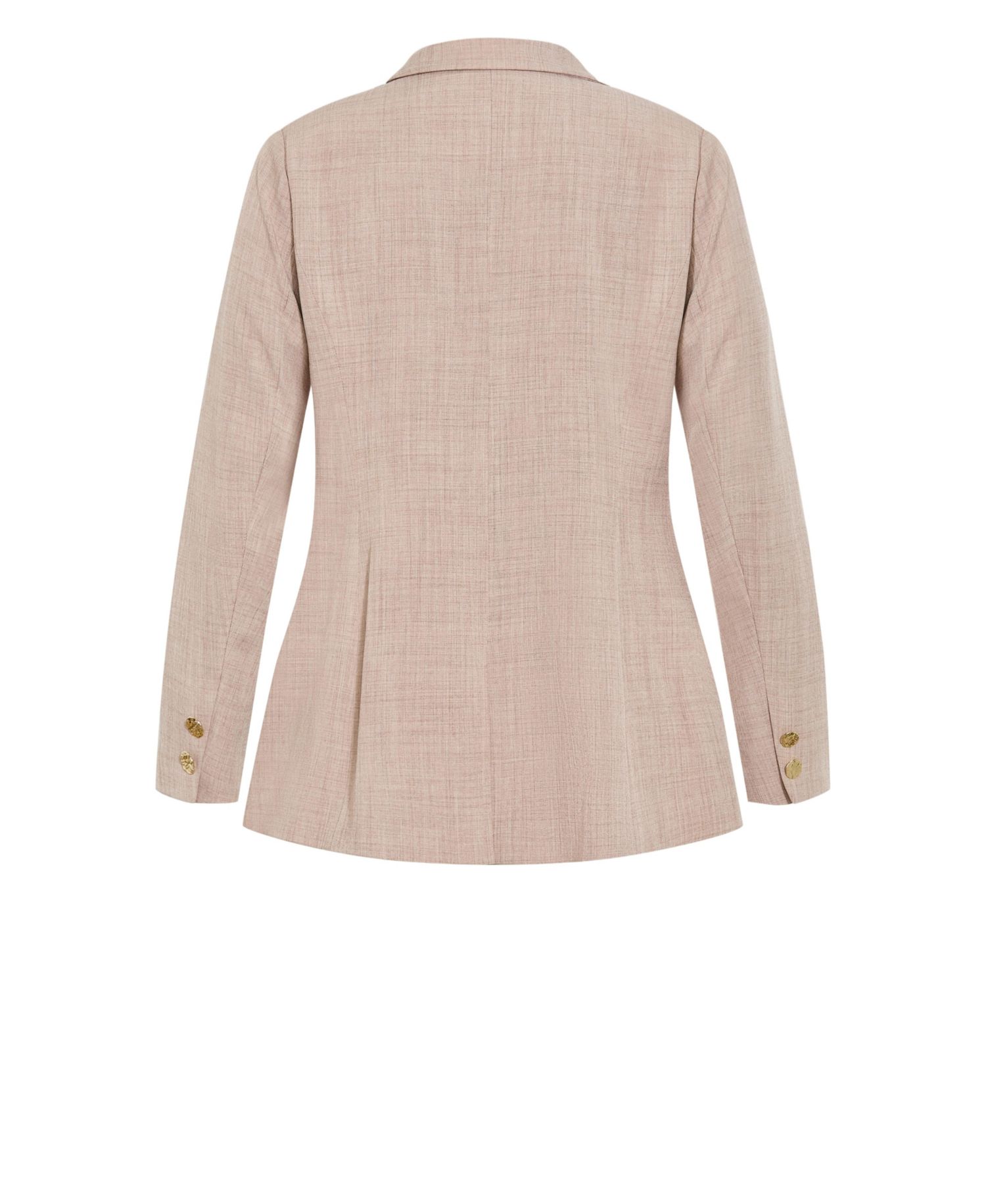 Plus Size Luci Double-Breasted Relaxed-Fit Blazer