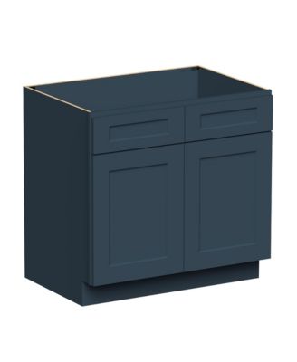 Sink Base Cabinet with Full Overlay HDF Doors and Dovetail Drawer