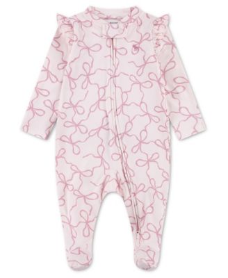 Baby Girls' Ruffle Footed Coverall