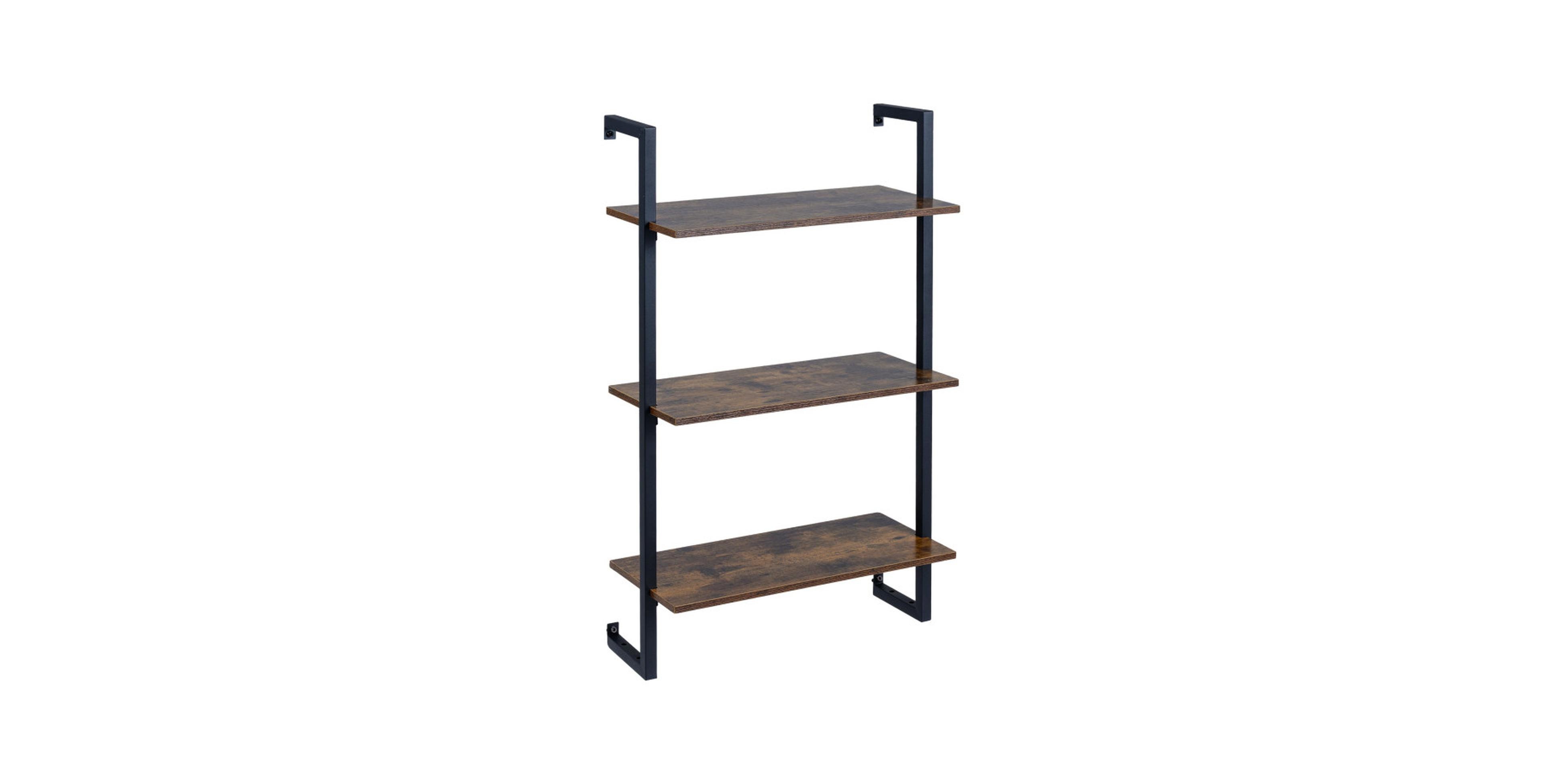 Sugift 3-Tier Floating Modern Kitchen Shelf for Living Room Home Office and Bathroom