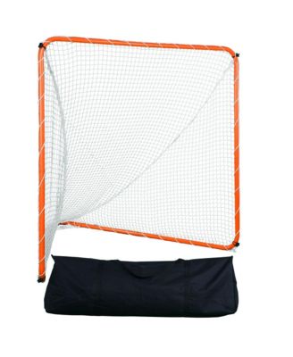 Portable 6 x 6 ft Lacrosse Goal with Steel Frame and Carry Bag for Backyard Shooting Drills