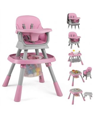 Baby Baby 16-in-1 Convertible High Chair with Activity Center and Rotating Booster Seat