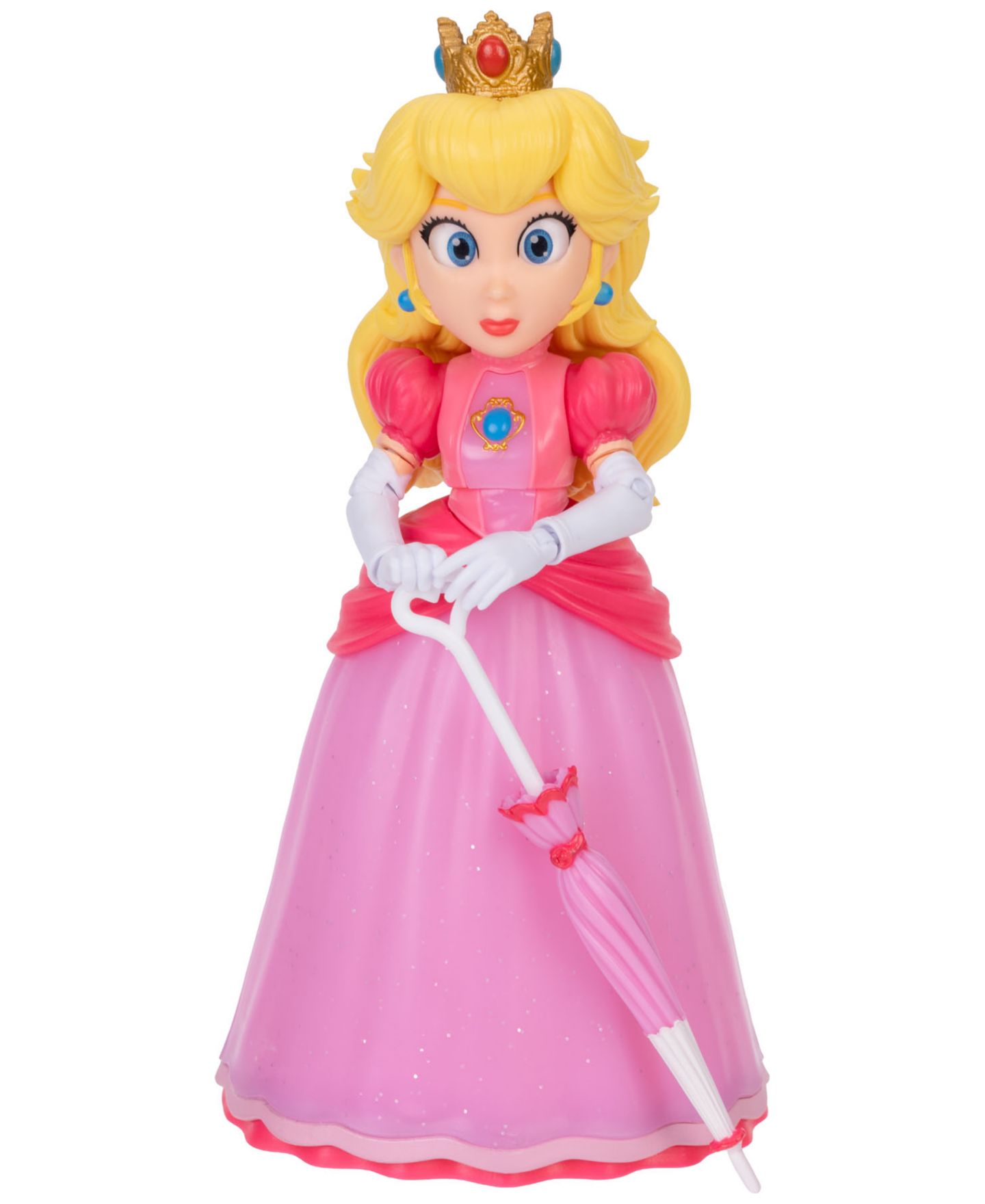 Детские фигурки Macy's Super Mario Princess Peach 5" 3-Piece Action Figure, Ages 3+ — фото 2
