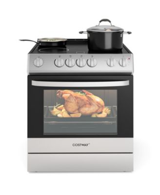 Electric Range 30" Freestanding and Slide-in Kitchen Stove with Cooking Modes