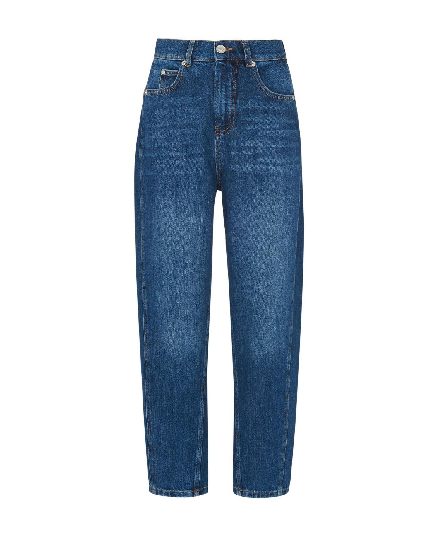 Women's High Waist Barrel Jeans
