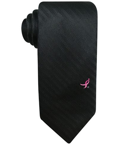 Susan G Komen Men's Solid Herringbone Tie